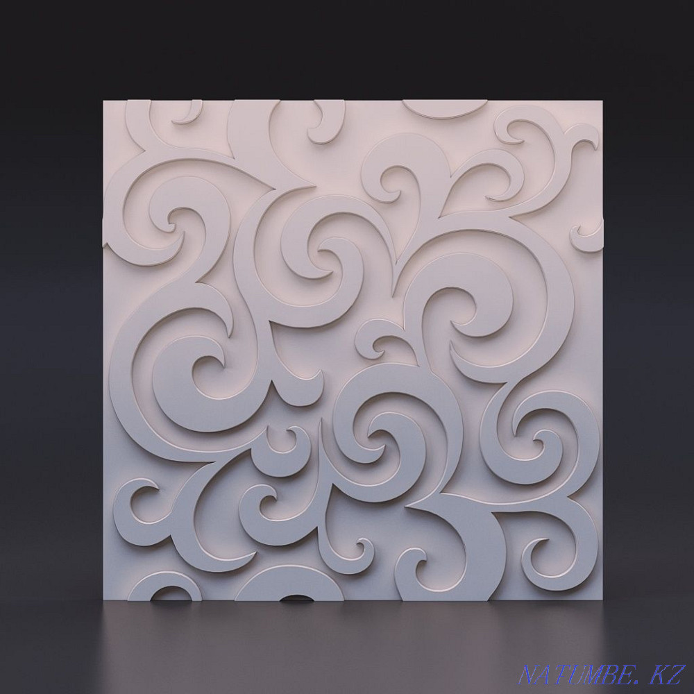 Decorative gypsum 3d panels panel panel 3d panels gypsum panel Aqtobe - photo 2