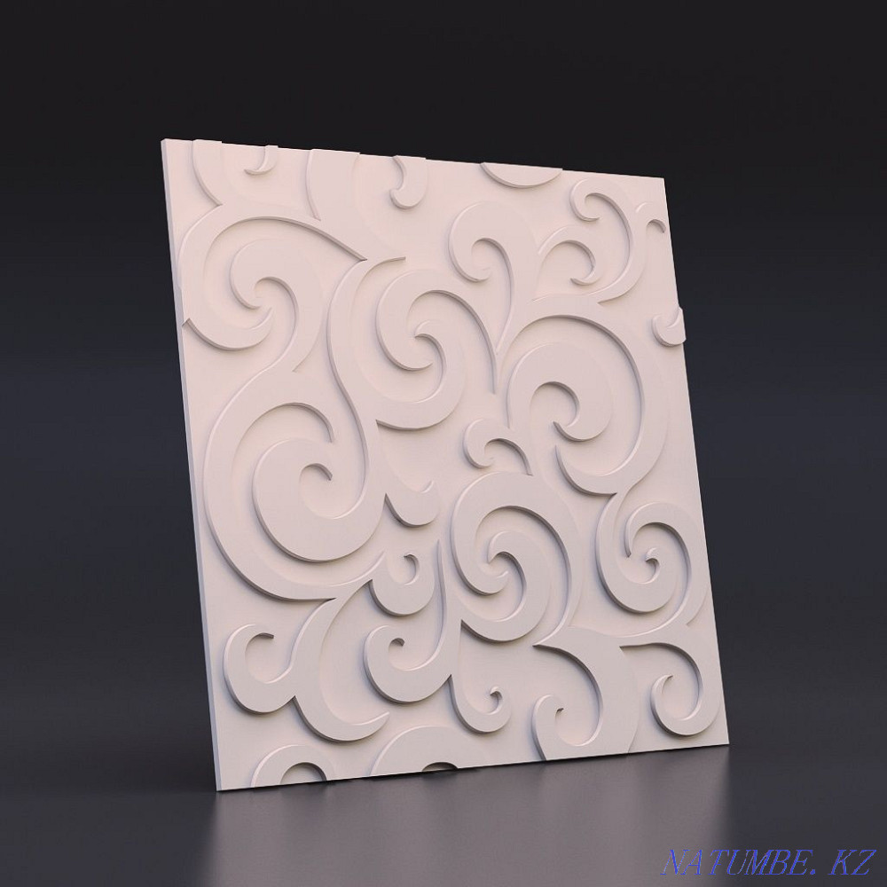 Decorative gypsum 3d panels panel panel 3d panels gypsum panel Aqtobe - photo 3