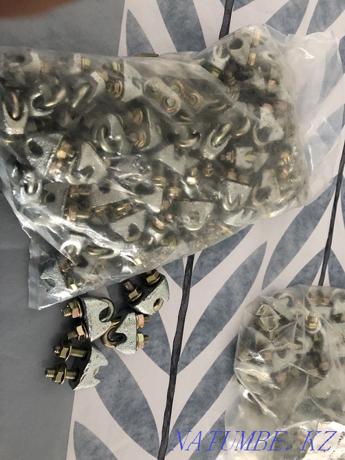 Clamps for cable and anvil half-turn valves brass  - photo 1