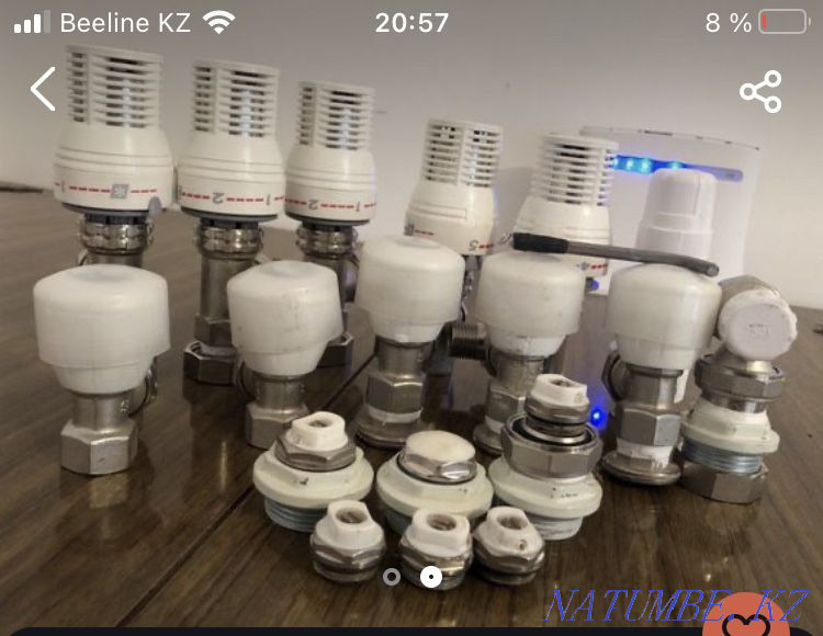 Clamps for cable and anvil half-turn valves brass  - photo 4