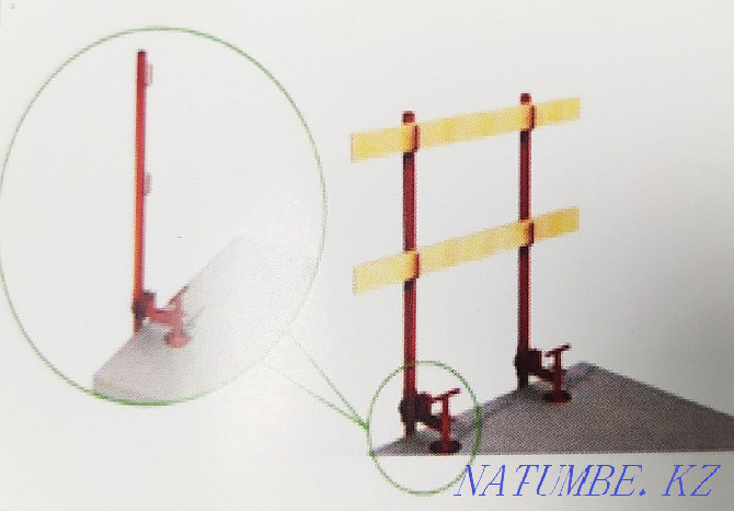 Защитные стойки ограждений строительные Астана - изображение 1