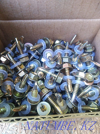 Screws, self-tapping screws, roofing, fixing bolts, nails and much more. Боралдай - photo 1