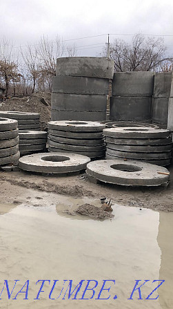 Concrete rings for a septic tank delivery and installation Almaty - photo 1