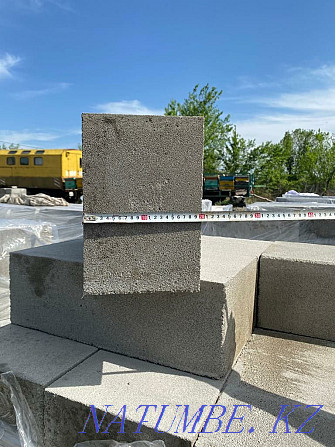 Gas-block, eco-block, cellular fiber concrete, Ideal. Taldykorgan - photo 2