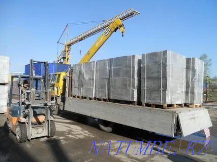Gas block, foam block from the manufacturer's plant. Quality D600 Astana - photo 1
