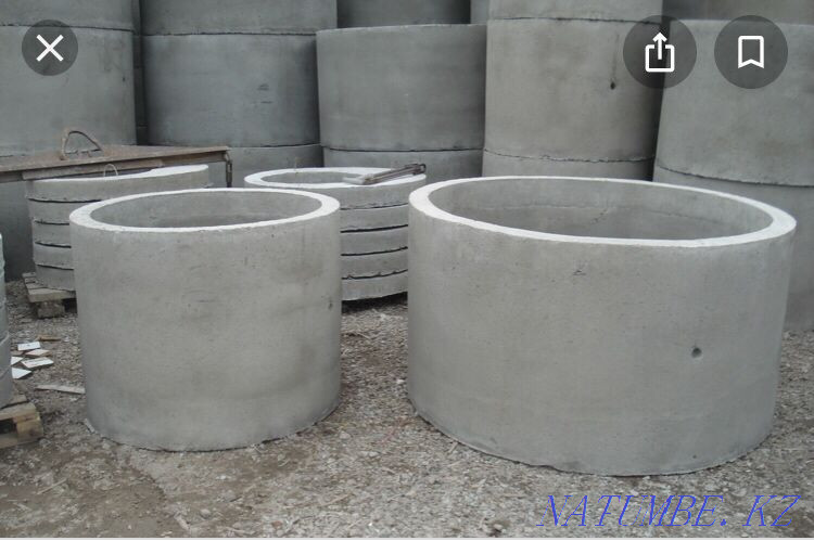 ZhB Rings for a septic tank in Karaganda. ZhBI. Reinforced concrete rings. Karagandy - photo 3