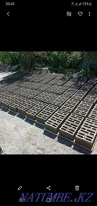 Сапалы қабырға құмды блоктары  Тараз  - изображение 3