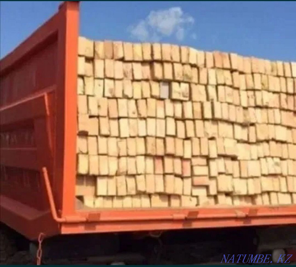 Жженный кирпич оптом по 45 розницу 60 тг доставкой по городу без соли Тараз - изображение 2