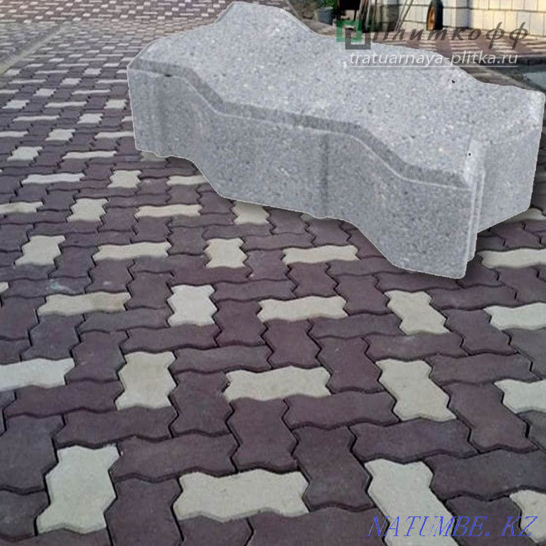 The border is road, Curb, Paving stone. Taldykorgan - photo 5