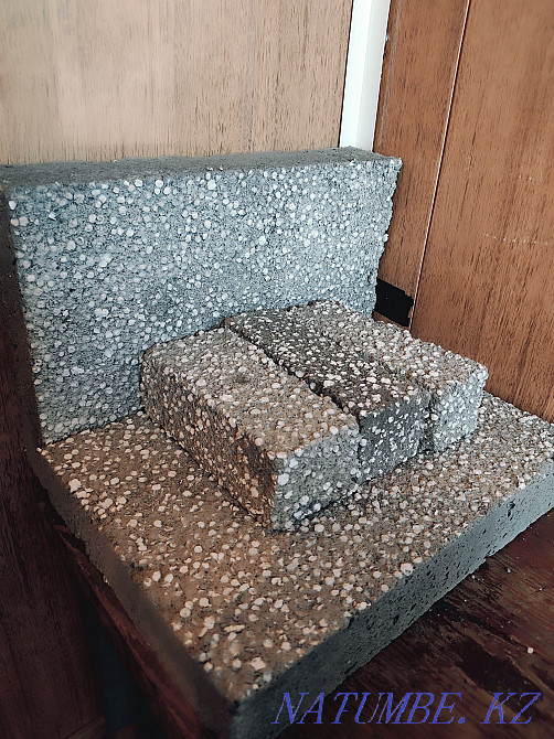 Полистирол бетон. Жылу блок. Пенаблок. Пенополистирол блоктары  - изображение 3