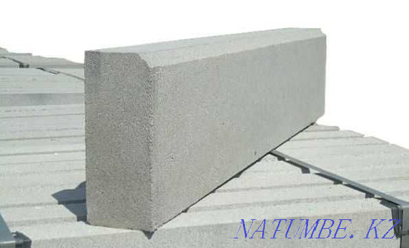 Брусчатка " кирпич " . Тротуарная плитка . Бордюр ( Поребрик ). Шымкент - изображение 4