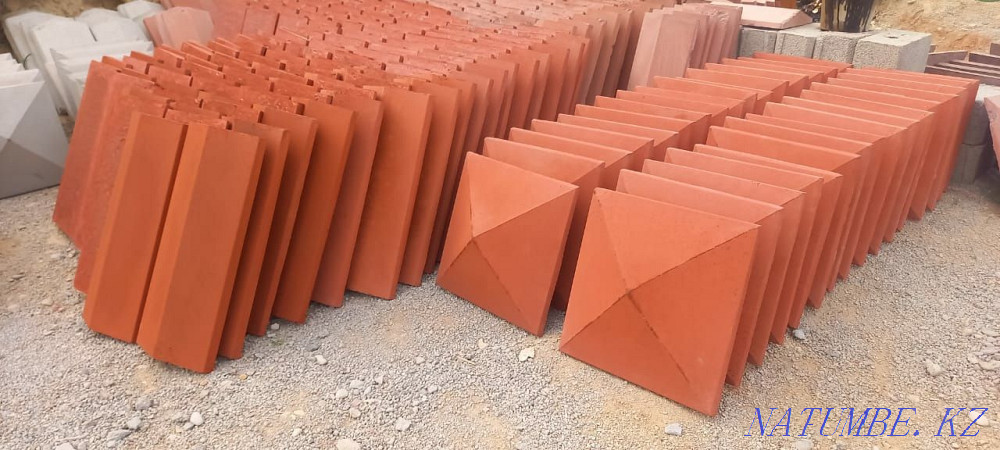 Козырьки дорожный бордюр Поребрики тротуарные козырьки для Тумбы Шымкент - изображение 1