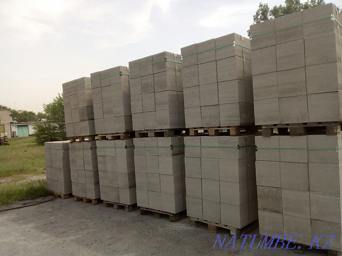 High-quality non-autoclaved gas blocks, size 60x30x15 cm. Almaty - photo 7