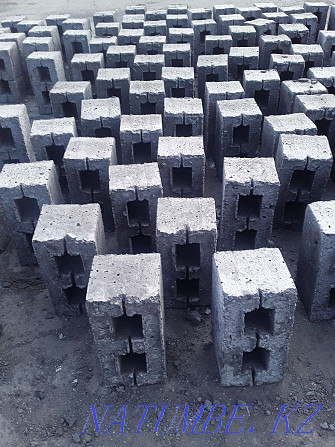 Thick-walled cinder blocks quality for the construction of residential buildings Taldykorgan - photo 2