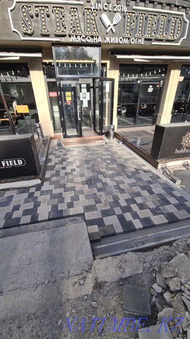 Брусчатка, тротуарная плитка вибропрессованная Шымкент - изображение 6