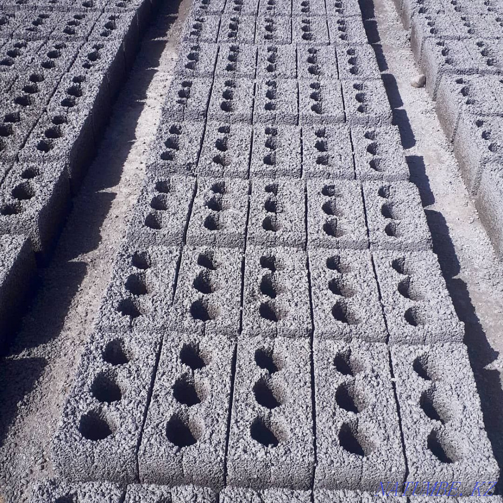 Шлакаблок, шлакоблок, всего 85 тенге Адрес мкр Курсай Шымкент - изображение 2