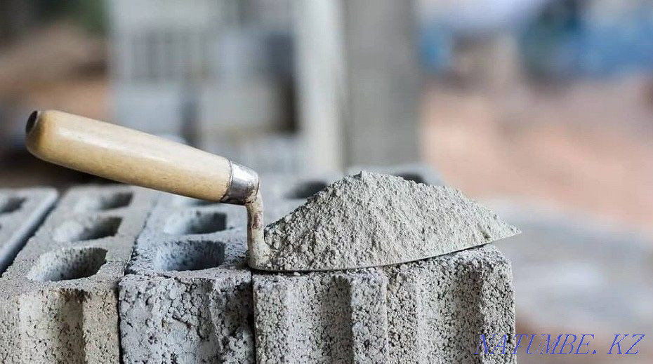 Цемент, пескоблоки, мешки для цемента! Тараз - изображение 1