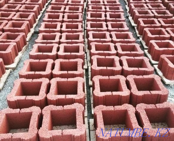 Шлакоблок все виды Заборный стенный дипломат Шымкент - изображение 5