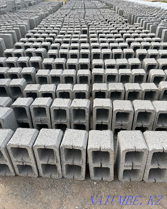 Шлакоблок все виды Заборный стенный дипломат Шымкент - изображение 3