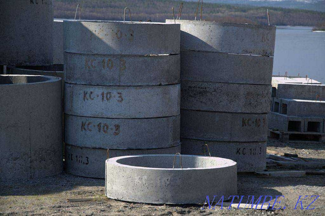 RINGS FOR SEPTIC. concrete rings. concrete ring. concrete goods. Taraz - photo 1