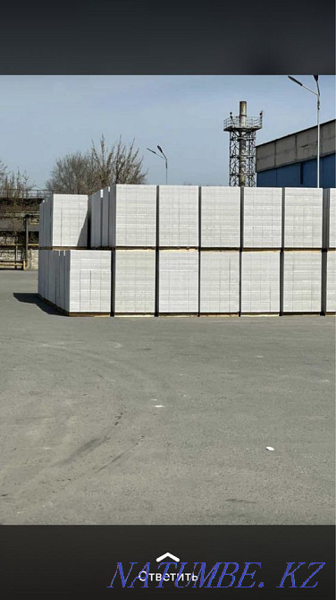 Газоблок Теплоблок автоклавный Газаблок Пеноблок Кирпич Газобетон Отеген батыра - изображение 5