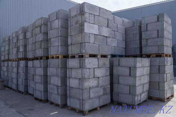 Polystyrene concrete blocks, polystyrene, foam blocks size 60x30x20 Almaty - photo 1