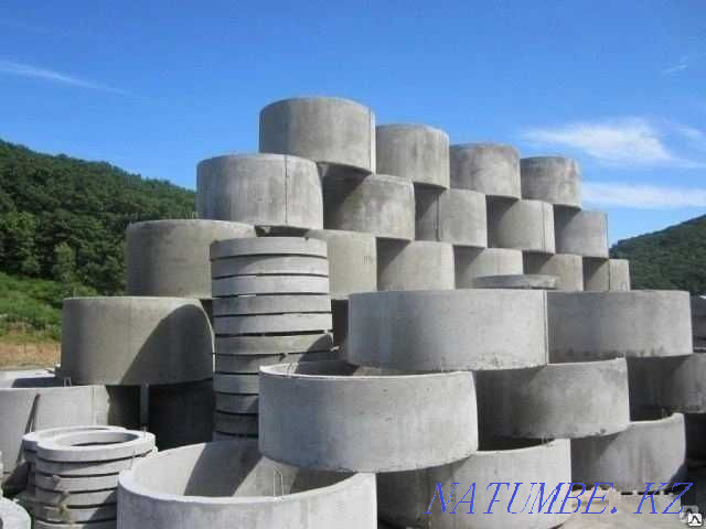 concrete rings, wall rings, sewerage and other concrete products Atyrau - photo 1