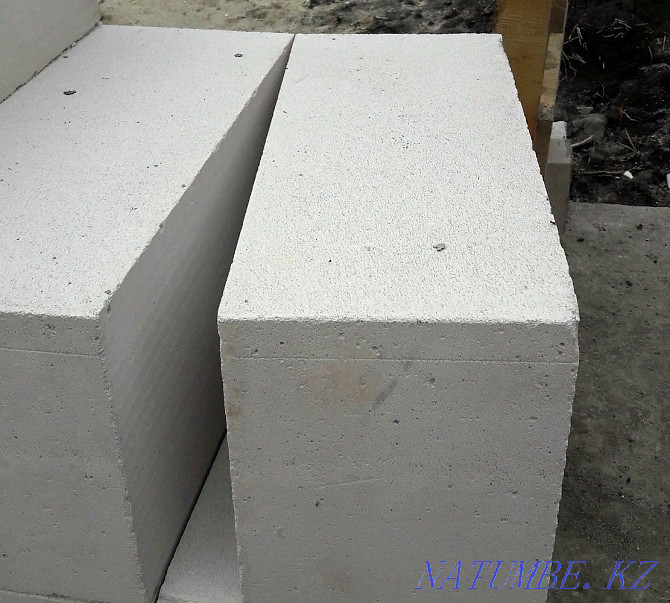 white autoclaved gas block = [ Foam block, HEAT BLOCK ] Almaty - photo 3