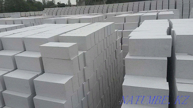 white autoclaved gas block = [ Foam block, HEAT BLOCK ] Almaty - photo 2