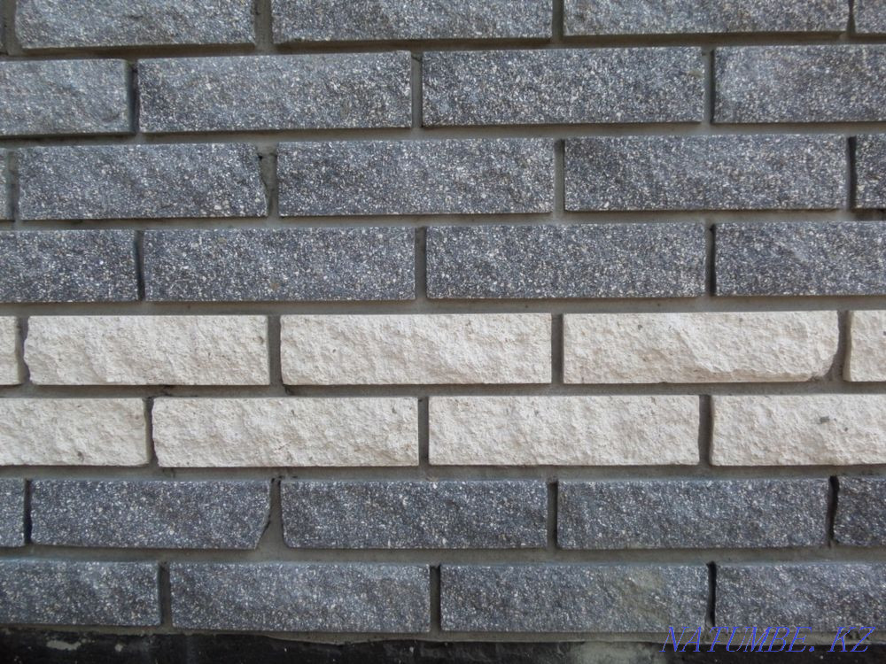 Облицовочный кирпич фактурный на цоколь,забор с доставкой в Караганде Караганда - изображение 1
