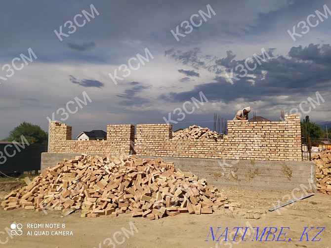 Red ordinary ceramic brick M100 Almaty - photo 4