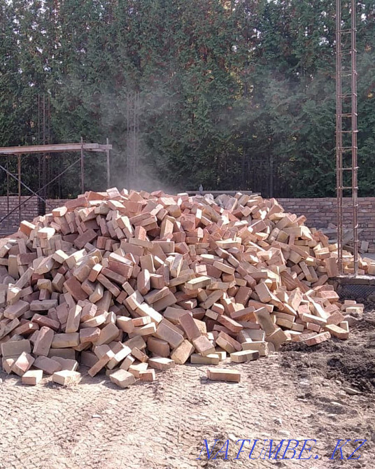 Кирпич с завода Алматы Красный жжёный М100 без соли Алматы - изображение 2