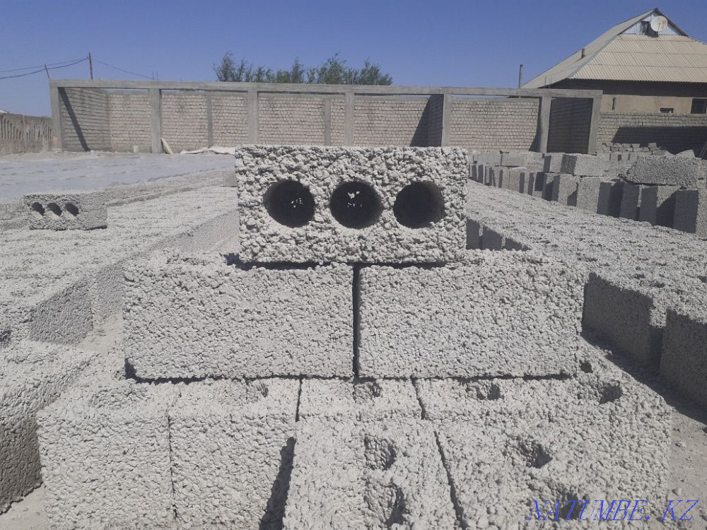 Шлакоблок строительный 34*17 Шымкент - изображение 2