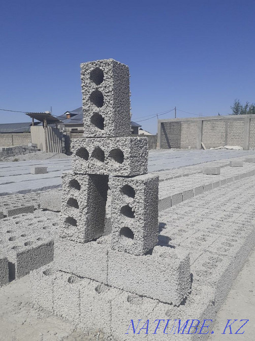 Шлакоблок строительный 34*17 Шымкент - изображение 1