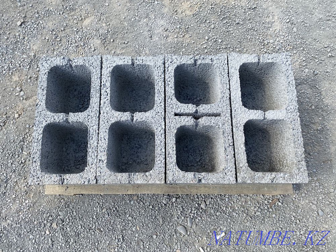 Шлакоблок строительный прессованный гладкий от 110тг Шымкент - изображение 3
