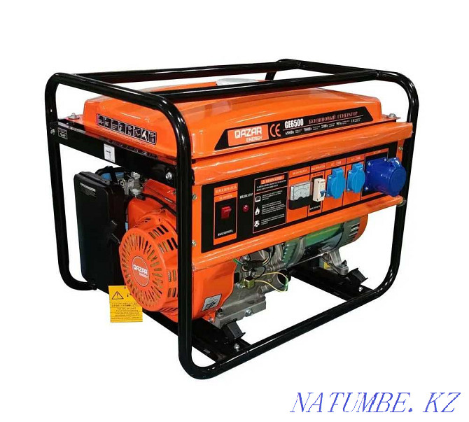 Gasoline generator Qazar Energy GE6500 - high degree of protection! Shymkent - photo 1