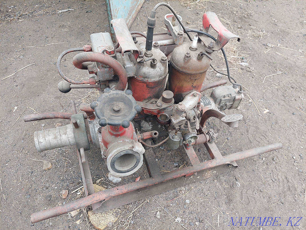 пожарная помпа двухцилиндровая в хорошем состоянии. Атбасар - изображение 1