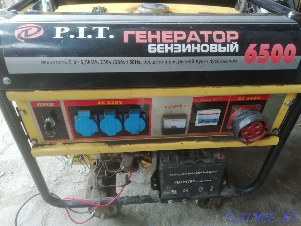 Бензиновый генератор Трехфазный с электростартером. Тобол - изображение 1