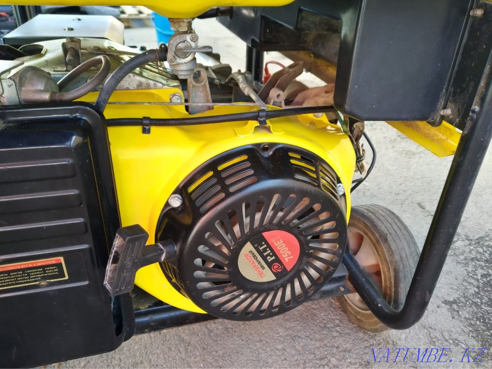 Бензин генераторы 7,5 кВт 2/х және 3/х фазасы  Алматы - изображение 4