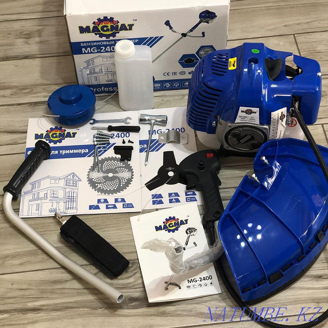 Gasoline trimmer lawn mower. Magnate! Guarantee! Promotion Benzo Tool Shymkent - photo 3