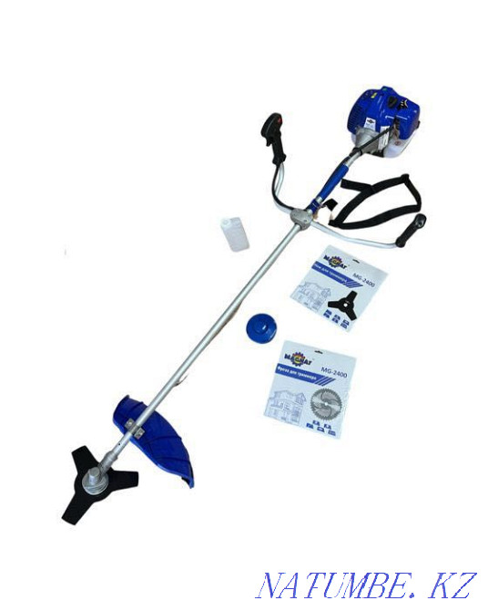 Gasoline trimmer lawn mower. Magnate! Guarantee! Promotion Benzo Tool Shymkent - photo 1