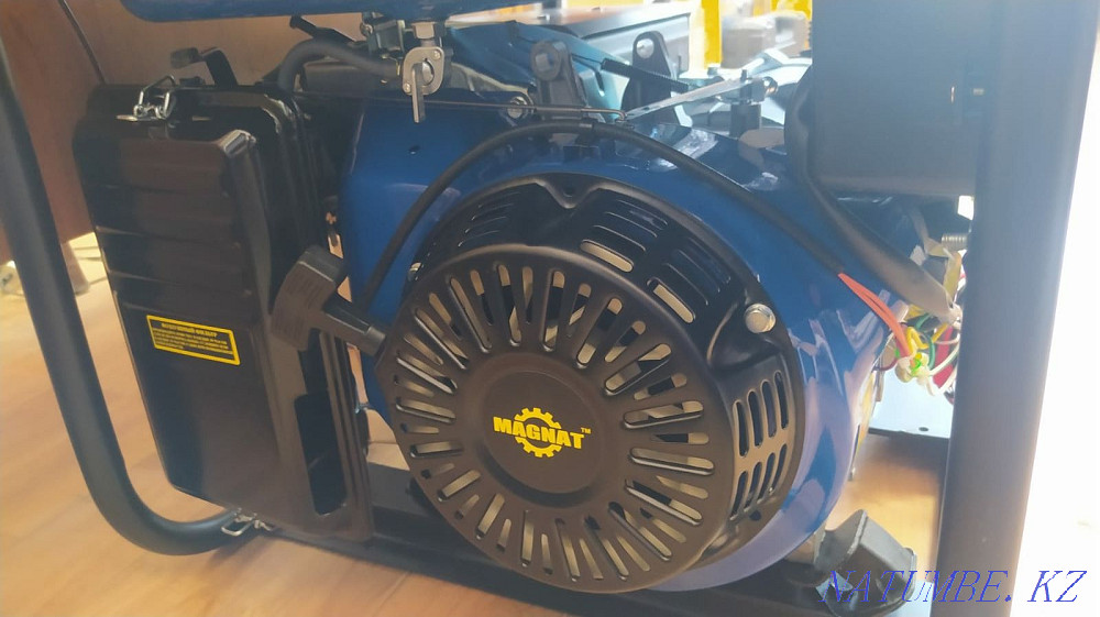 Генератор 6,5 кВт бензин. MAGNAT GFE 6500 220. 4 тактілі.  Петропавл - изображение 8