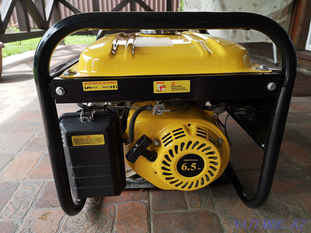 Бензин электр генераторы  Алматы - изображение 4