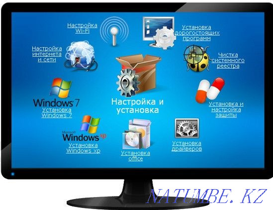 Windows орнату, белсендіру тегін!!!  Алматы - изображение 1