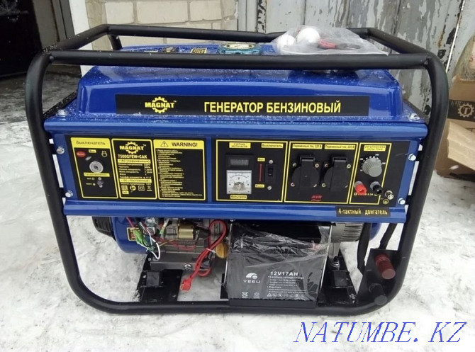 Gasoline generator 5.5 kW Almaty - photo 1