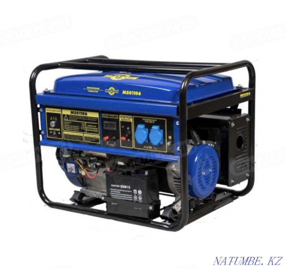 Бензин генераторы MATEUS 6.5  Алматы - изображение 1