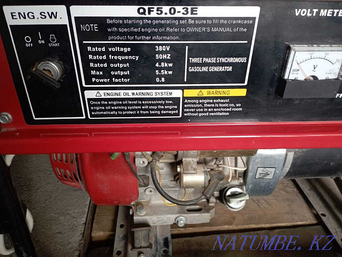 Generator for sale in excellent condition. Balqash - photo 5