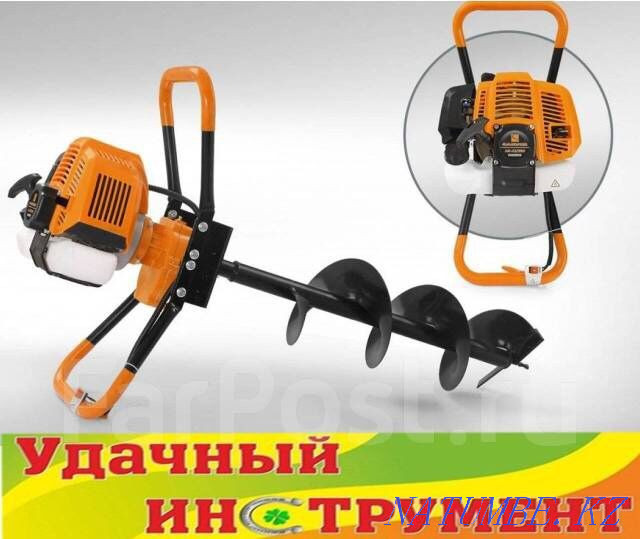 Petrol drill, motor drill, ice drill, augers earth, ice! Guarantee!! Earth drill! Delivery! Kostanay - photo 5