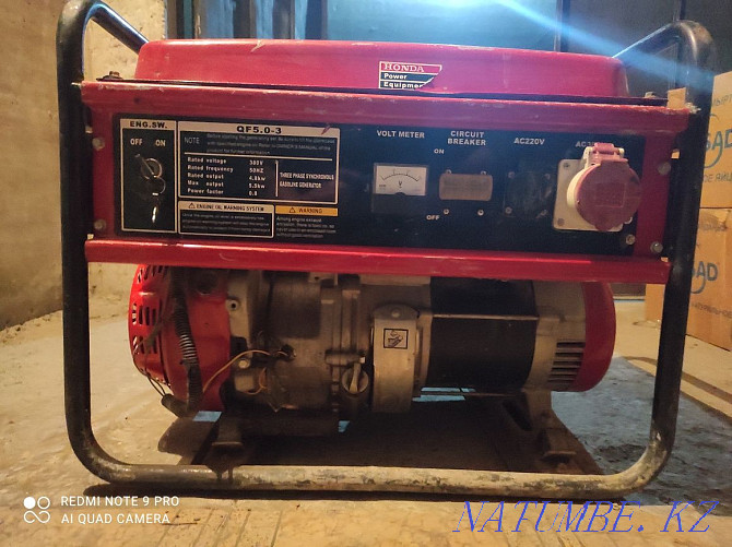 Gasoline generator HONDA 5.0 kW Almaty - photo 1