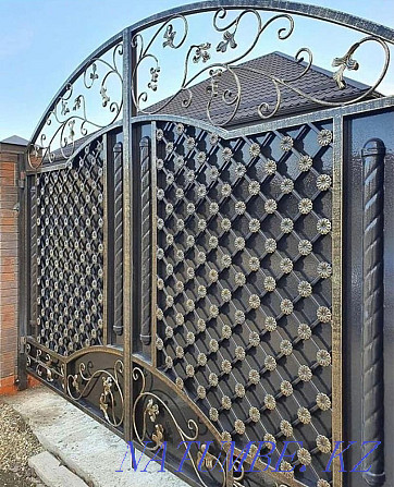 #1Workshop Aktobe/Gate.Gate.Canopy.Railing.Fence.Fence.  - photo 8